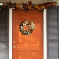 thumbnail image 6 of 22" Artificial Fall Wreath Outside Autumn Wreath for Front Door Indoor Outdoor Farmhouse Home Wall Window Festival Wedding Decor, Fall Decorations for Home, 6 of 9