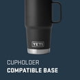 thumbnail image 2 of YETI Rambler Taza de viaje de 20 oz, acero inoxidable, aislada al vacío con tapa Stronghold, color negro, 2 of 5