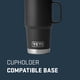 thumbnail image 2 of YETI Rambler Taza de viaje de 20 oz, acero inoxidable, aislada al vacío con tapa Stronghold, color negro, 2 of 5