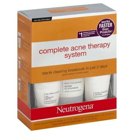 - Neutrogena Advanced Solutions Complete Acne Therapy System