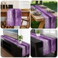 thumbnail image 6 of Purple Table Runner 72 Inches Long, Retro Oil Painting Modern Abstract Art Aesthetics Kitchen Coffee Dining Table Decoration for Home Party Birthday Wedding Home Decor 14x72 Inches, 6 of 8