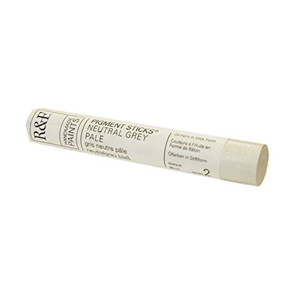 R&F Handmade Paints Oil Pigment Stick, 38ml, Neutral Grey Pale