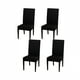 thumbnail image 1 of Elegante protector de silla de licra, fundas de silla elásticas de tela de alta calidad para comedor, ajuste perfecto y funda protectora para banquetes, fiestas, bodas (juego de 4), 1 of 7