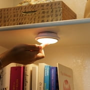 Great Value Dimmable LED 50 Lumens 2-Pack Touch Puck Lights