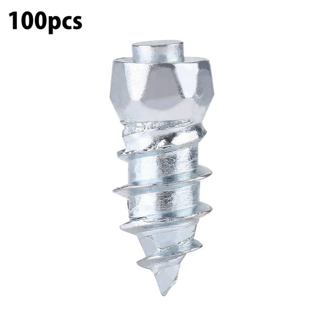 Clavos para neumáticos, 100 piezas de 15 mm/0,59"Rueda Neumático Stud Neumático Clavos para nieve Respuesta rápida