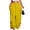 Yellow #017, variant on Women's Summer High Waist Wide Leg Pants Solid Color Pleated Drawstring Waist Casual Loose Trousers with Pockets, L