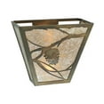 thumbnail image 4 of Meyda Tiffany 52063 Pinecone 13" Wide 2 Light Wall Washer - Copper, 4 of 5