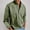 Army Green, variant on Mens Long Sleeve Button Up Shirt White, Wrinkle Free Regular Fit Solid Color Casual Work Shirt for Men, Big & Tall Sizes,Size 3XL