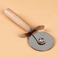 thumbnail image 6 of Pizza Cutter Stainless Steel Pizza Wheel Cutter 7-Inch Nonstick Rocking Blade Sharp Kitchen Tool with Ergonomic Wood Handle for Slicing Pies Pizzas Pancakes Pizza Wheel, 6 of 9
