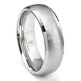 thumbnail image 1 of Andrea Jewelers Cobalt Xf Chrome 8MM Satin Finish Wedding Band Ring With Beveled Edges Sz 13.5, 1 of 4