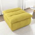 thumbnail image 2 of Lightweight Yellow Lounge , Non-slip Base For - Floor Chair Comfy Fabric Lazy No Assembly Required Adults And, 2 of 4