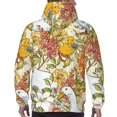 thumbnail image 7 of Lsque Ducks and Flowers Pattern Casual Men's Hoodie,Hooded Sweatshirt with Kangaroo Pocket,Pullover Hoodie-XX-Large, 7 of 7