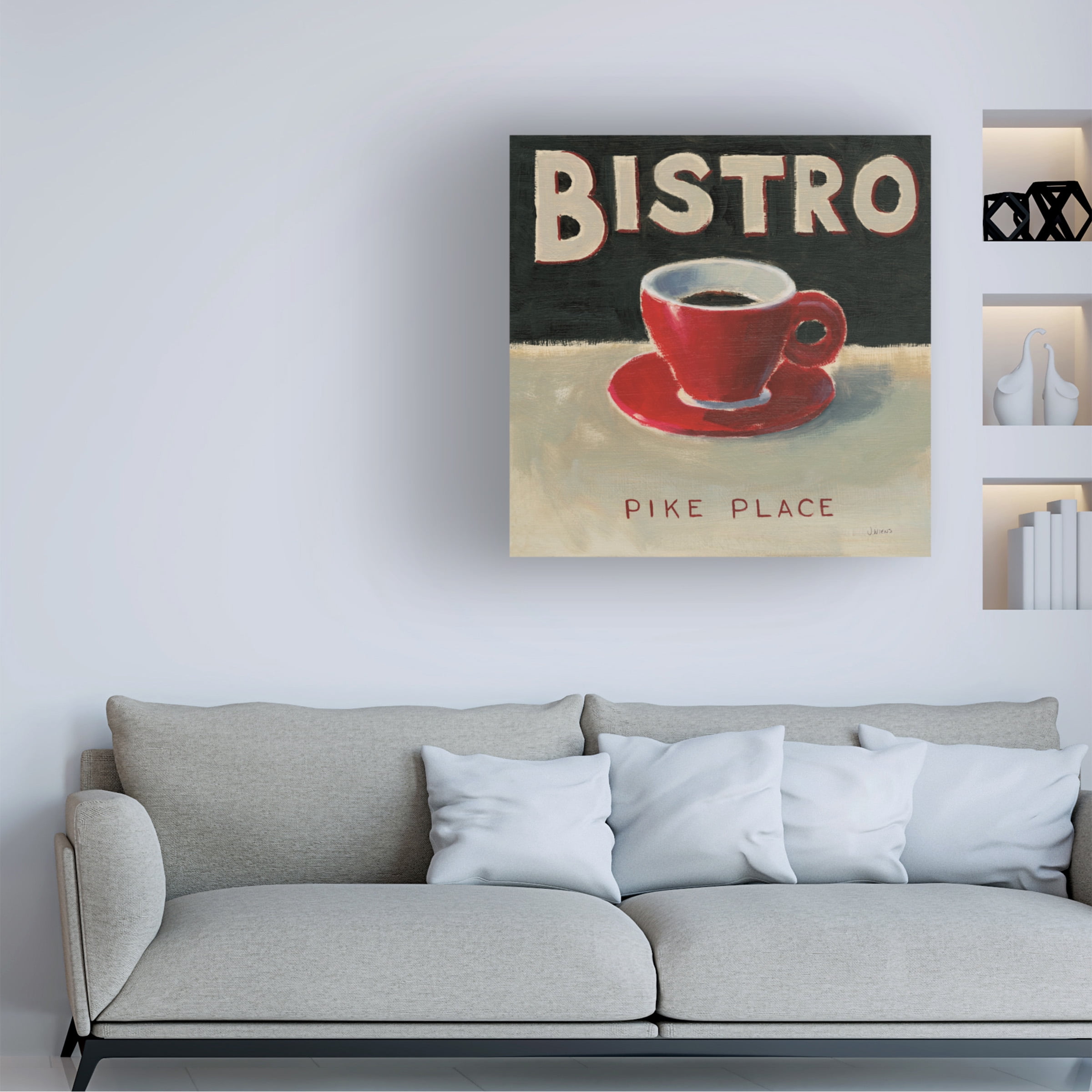 James Wiens 'Coffee Spot IV' Canvas Art