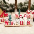 thumbnail image 2 of JM Suministros de Navidad nórdicos, adornos con letras de alce y muñeco de nieve, accesorios hechos a mano DIY, 5 uds. JM RV021031-00934SDJ, 2 of 5
