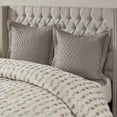 thumbnail image 3 of Madison Park Sanctuary 9 Piece Adult Modern Comforter Set, King - Taupe Gold, 3 of 10