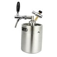 thumbnail image 2 of kowaku Pressurized Growler Tap System, Portable Kegerator Kit, Stainless Steel Mini Keg Dispenser for Parties Restaurants Craft Beer 5L, 2 of 9