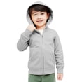 thumbnail image 4 of XXWXYD Kids Lightweight Zipper Hoodie Spring Fall Transition Jacket Breathable Unisex Outerwear for School Playground, 4 of 8