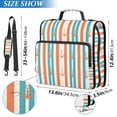 thumbnail image 2 of FORMRS Zipper Binder with Shoulder Strap 2-inch Ring 500 Sheet Capacity File Bag, Simple Nautical Pattern, 2 of 5