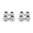 thumbnail image 2 of maskred 4pcs Alliage d'Aluminium en Nylon Écrou de Blocage de Roue pour 1/10 Axial SCX10 Crawler Robuste et Durable en Alliage d'Aluminium en Nylon Roue Argent 2Set, 2 of 6