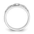 thumbnail image 2 of 14k White Gold Claddagh Ring Celtic, 2 of 9
