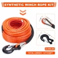 thumbnail image 3 of Kit de cables sintéticos para cabrestante SPARKWHIZ, 1/2 x 30 m, 14500 kg, 3 of 7