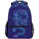 thumbnail image 1 of Mochila escolar ligera estampado dragón chino morado/azul Blueangle, 1 of 3