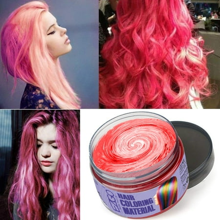 Mofajang Hair Wax Temporary Hair Coloring Styling Cream Mud Dye