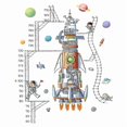 thumbnail image 1 of 2 pieces spaceship astronauts height measuring ruler, early, 1 of 5