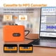 thumbnail image 4 of Reproductor de Casetes Portátil, Grabadora de Casetes, Convertidor de Casete A MP3 USB C, Reproductor de Casetes con Auriculares A, 4 of 5