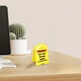 thumbnail image 4 of HUASHENG Aution Overstimulated Desk Sign Funny Desk Signage Accessories Humor Warning Caution Sign Fun Decor For Coworker Teammate Employee, 4 of 5