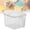 Clear, variant on ZFSBZBS Airtight Box Food Containers Lids Cereal Organizer Fruit Container Kitchen Storage Can,Blue