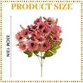 thumbnail image 3 of Artificial Flowers, 13 inches Daisy Flowers for Outdoors Planters, Fake Wildflowers, Faux Plants with Silk Daisies for Front Porch Garden Patio Home Aesthetic, 3 of 9