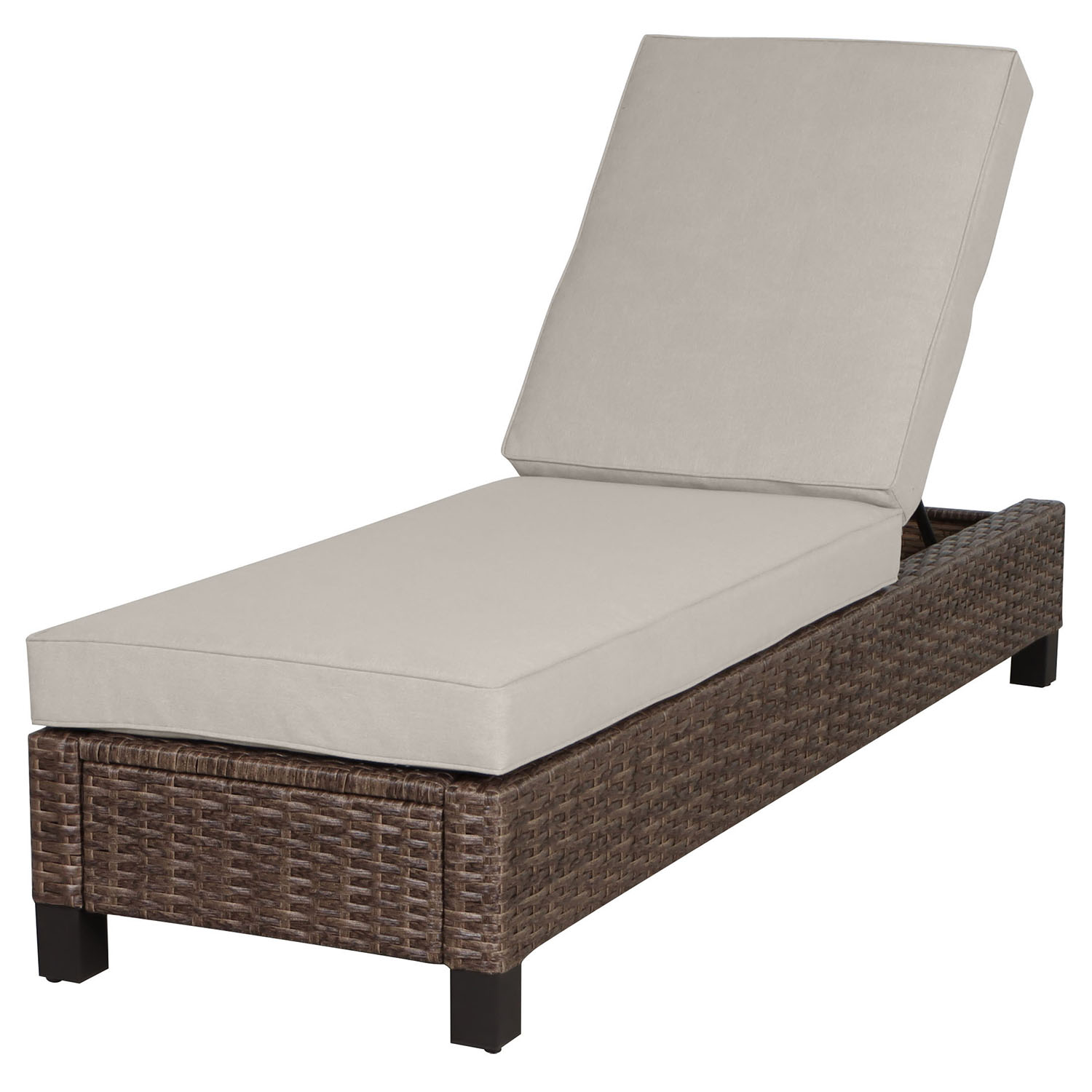 Better Homes & Gardens Brookbury Single Outdoor Chaise Lounge Chair- Beige - image 2 of 5