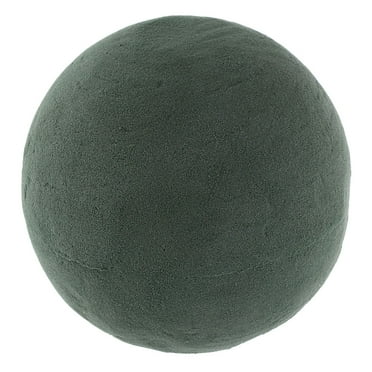 FONDOTIN 1Pack Olive Green 9.0In Floral Sponge Ball for Flower Freshness Maintenance and DIY Projects