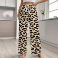 thumbnail image 2 of Animal Print Pajama Pants Breathable with Pockets Pajamas For Lady Vintage Sleeping Pants Bedroom Homewear, 2 of 6