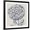 Black Frame, variant on Art.com Indigo Floral on Linen III Stretched Canvas Print Wall Art by Vision Studio, 30" x 30"
