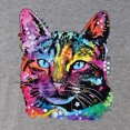 thumbnail image 2 of Cute Cat | Dean Russo Art Animal Lover Mens Premium Tri Blend T-Shirt, Premium Heather, Medium, 2 of 6