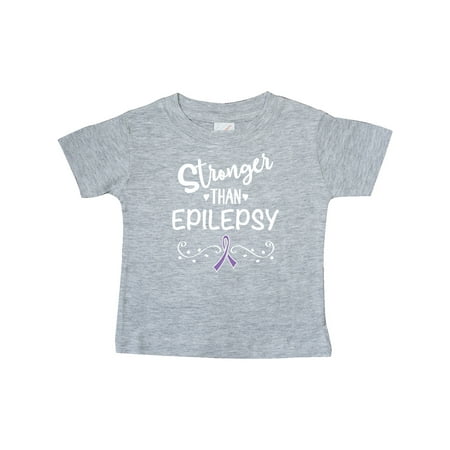 

Inktastic Epilepsy Awareness Month Ribbon Gift Baby Girl T-Shirt