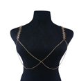 thumbnail image 2 of Cadena de pecho Hugo Punk Brillante Cuerpo Arnés Collar, 2 of 7