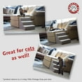 thumbnail image 3 of Majestic Pet Towers Pet Stairs 3 Steps Orange Machine Washable Removable Cover 18" x 16" x 15", 3 of 5