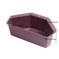 thumbnail image 2 of Dish Drying Rack Kitchen Sink Triangle Drain Basket Vegetable Basin Suction Cup Filter Water Rack Dishwashing Pool Rag Storage Hanging Basket Pink, Kitchen Essentials Clearance Sale, 2 of 2