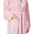 thumbnail image 4 of Women's Hooded Fleece Plush Robe Turkish Bathrobe, 4 of 4