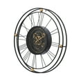 thumbnail image 2 of Gears Round Wall Clock - 31.5"Dia. - Black/Gold, 2 of 5