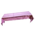 thumbnail image 2 of Entireivity Glossy PET Tablecloth Glitter Picnic Table Covers Table Decor Party Supplies for Festival Xmas Birthday (Pink), 2 of 8