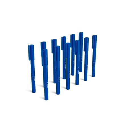 TRU RED Quick Dry Gel Pens Fine Point 0.5mm Blue Dozen TR54472