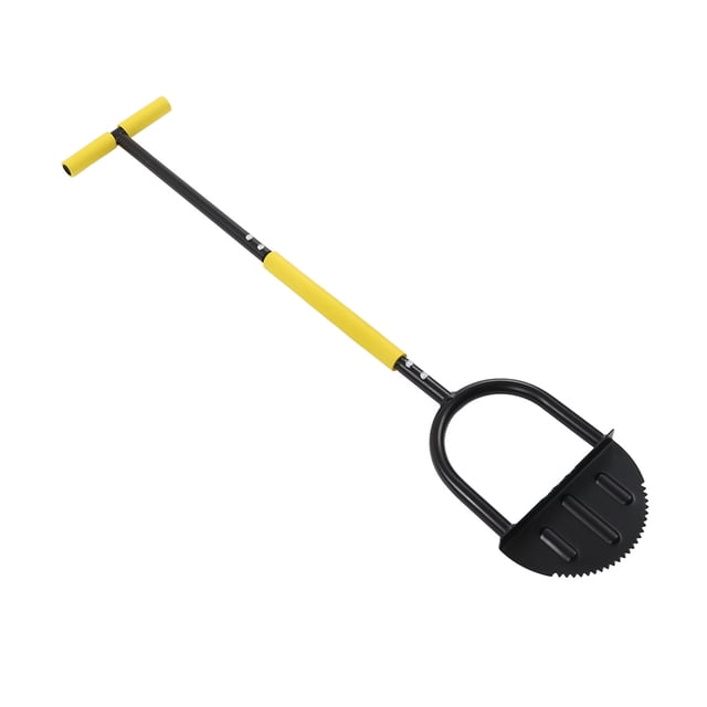 Bordeadora De Dientes De Sierra De Media Luna, Plataforma De Reposapiés Ancha De Acero De aleación, Bordeadora De Césped Manual Ergonómica Para Acera