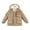 Khaki, variant on SonxaHe Little Boy' Winter Coat Fleece Lined Hooded Thermal Jacket Warm Thickened Windproof Parka Outerwear Black,Sized 5-6