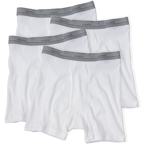 hanes white boxers