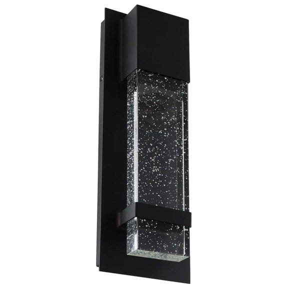 Sunlite 81222-SU 9w 100-277v LED Wall Sconce Black Finish - 5000k Super White Light