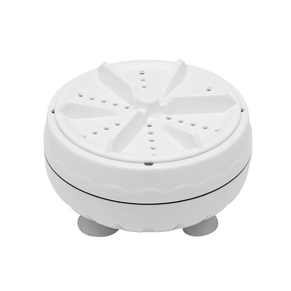 Mini lavadora Nikou blanca de alta potencia con lámpara azul ultrasónica para dormitorios de viaje